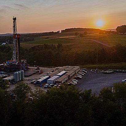 exploration and production rig site
