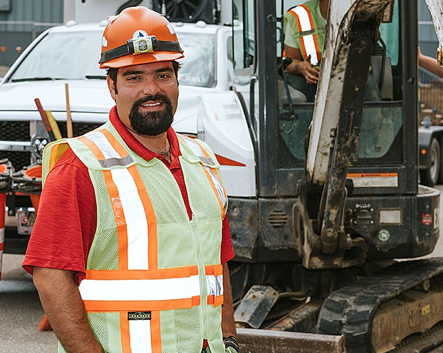 portrait of worker